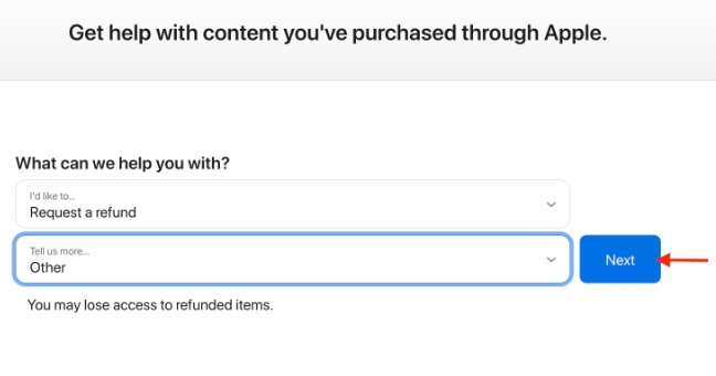Request a refund for apps or content that you bought from Apple
